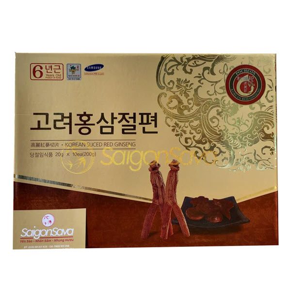 Hồng sâm thái lát tẩm mật ong Pocheon - Hộp 200g