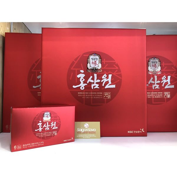 Nước hồng sâm Hàn Quốc KGC hộp 30 gói x 70ml