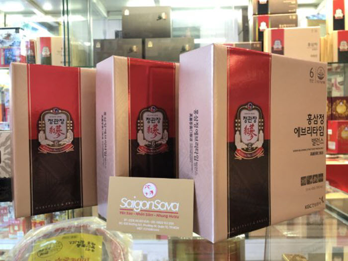 Nước hồng sâm KGC Everytime Balance 30 gói x 10ml đang được bán tại SaigonSava