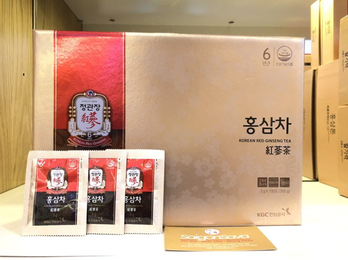 Trà hồng sâm KGC cao cấp 100 gói nổi tiếng đất nước Hàn Quốc đang được bán tại SaigonSava