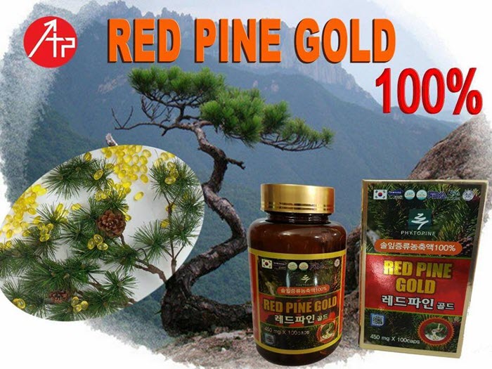 Viên tinh dầu thông đỏ Red Pine Gold Hàn Quốc 100 viên